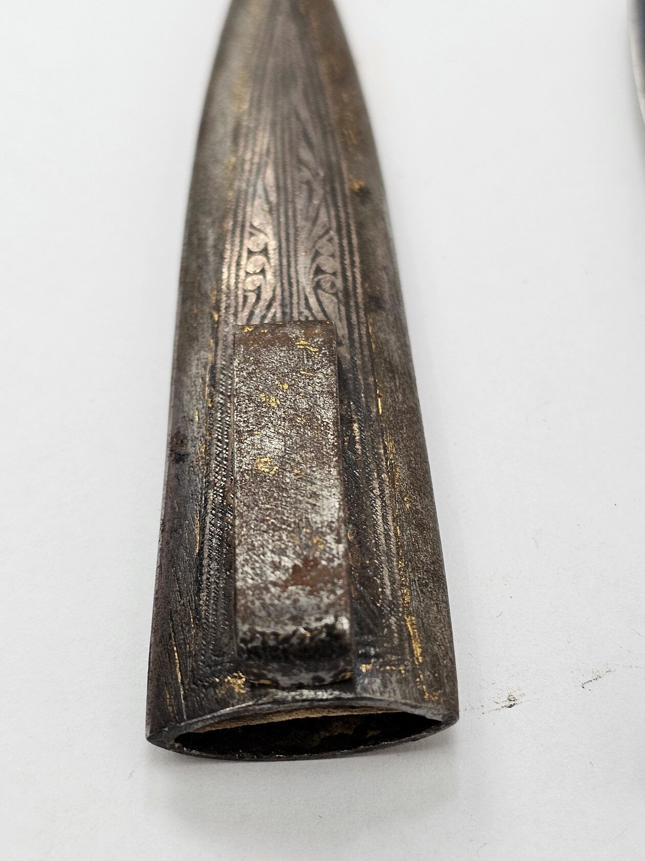 19th Century Russian/Caucasian Small Kinjal (Kindjal) Dagger with its Scabbard - Image 12