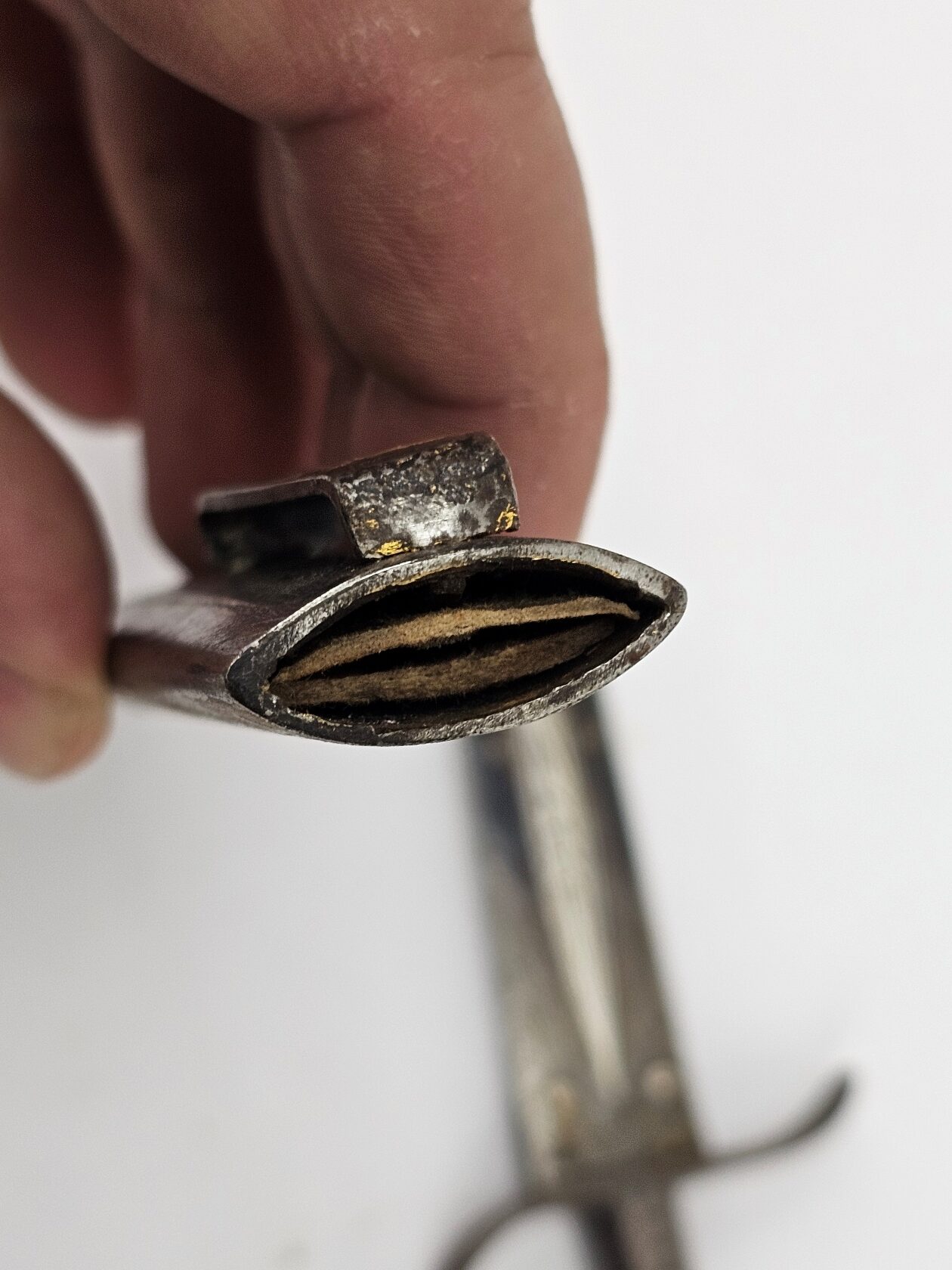 19th Century Russian/Caucasian Small Kinjal (Kindjal) Dagger with its Scabbard - Image 13