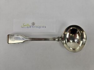 Armorial Sterling Silver London 1835 Sauce Ladle