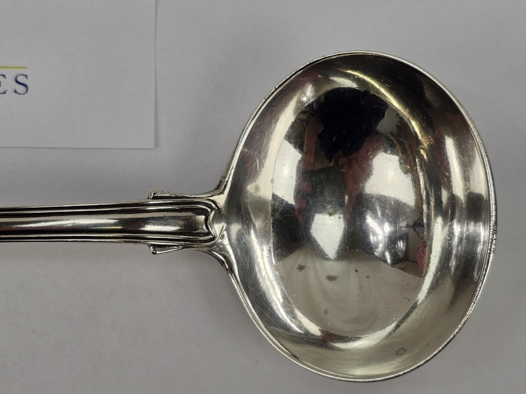 Armorial Sterling Silver London 1835 Sauce Ladle - Image 6