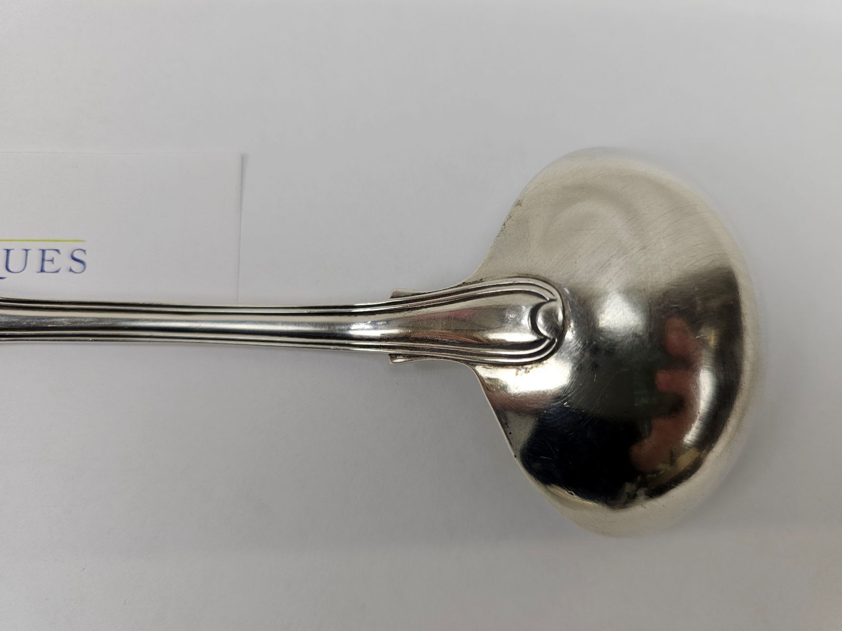 Armorial Sterling Silver London 1835 Sauce Ladle - Image 3