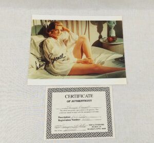 Autographed Lauren Bacall Photograph With COA