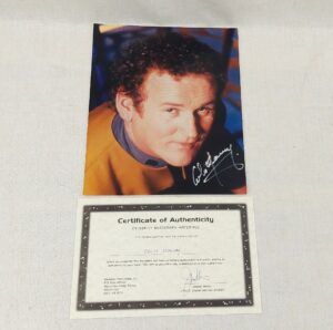 Autographed Star Trek Colm Meaney Photograph With COA