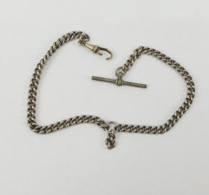 Sterling Silver Double Albert Watch Chain