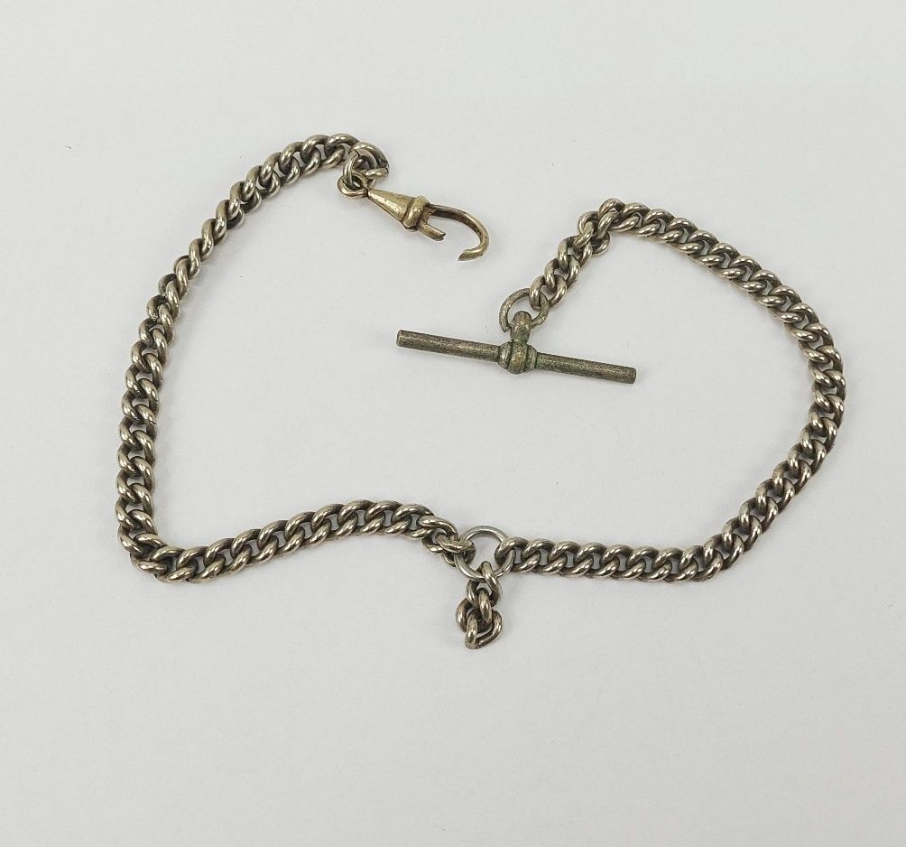 Sterling Silver Double Albert Watch Chain