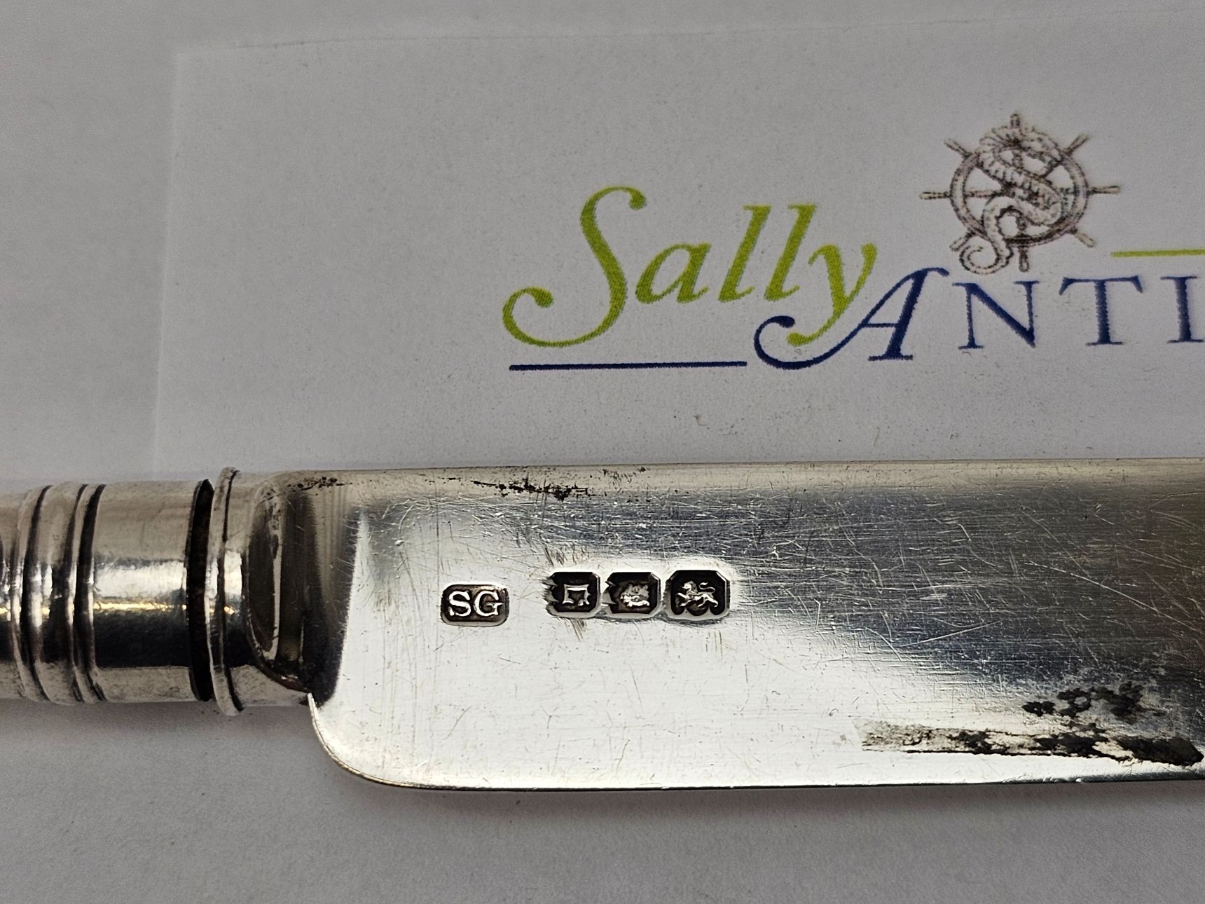 London 1918 Sterling Silver Knife #2 - Image 5