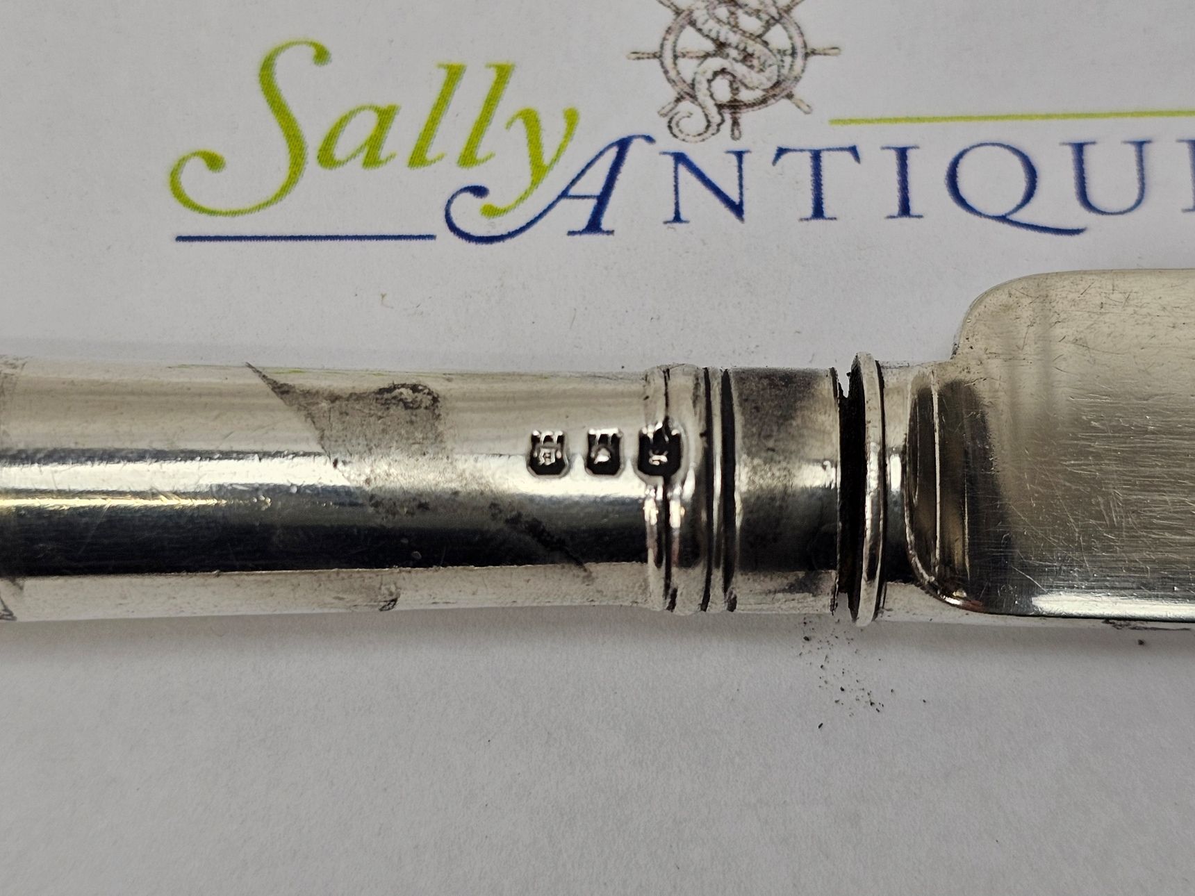London 1918 Sterling Silver Knife #2 - Image 2