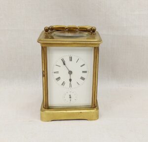 Vintage Alarm Carriage Clock In Good Working Order