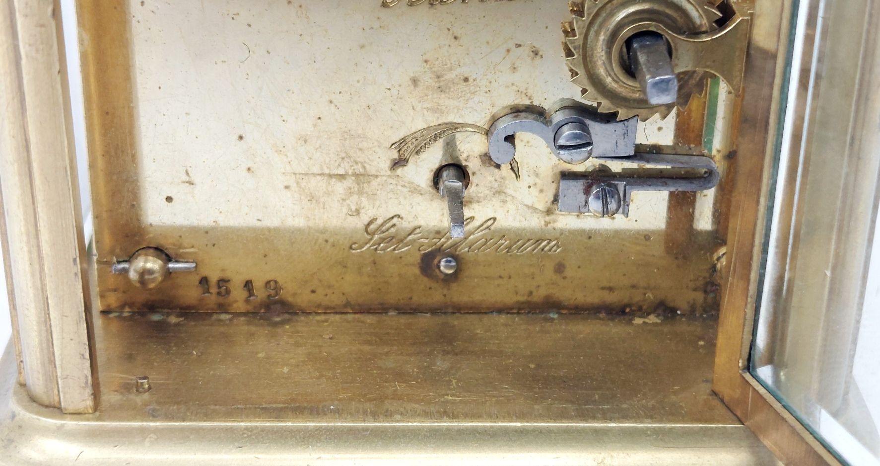 Vintage Alarm Carriage Clock In Good Working Order - Image 5