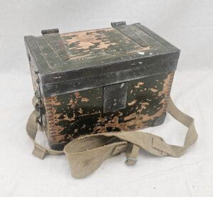 WW2 British Army Telephone Set F with shoulder Strap
