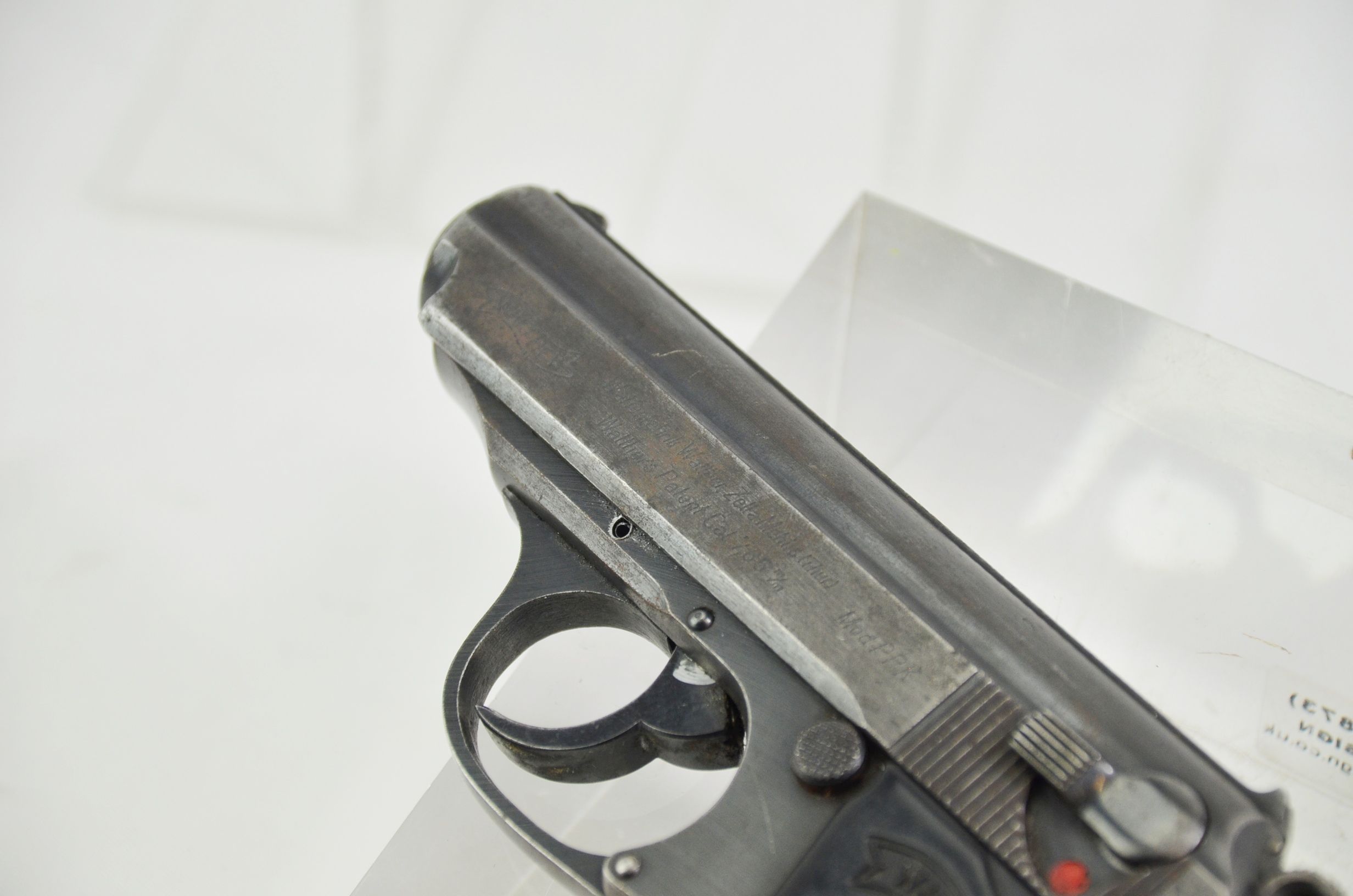 WW2 Period Nazi German 7.65 Calibre Semi Automatic Walther PPK With Original Holster - Image 3