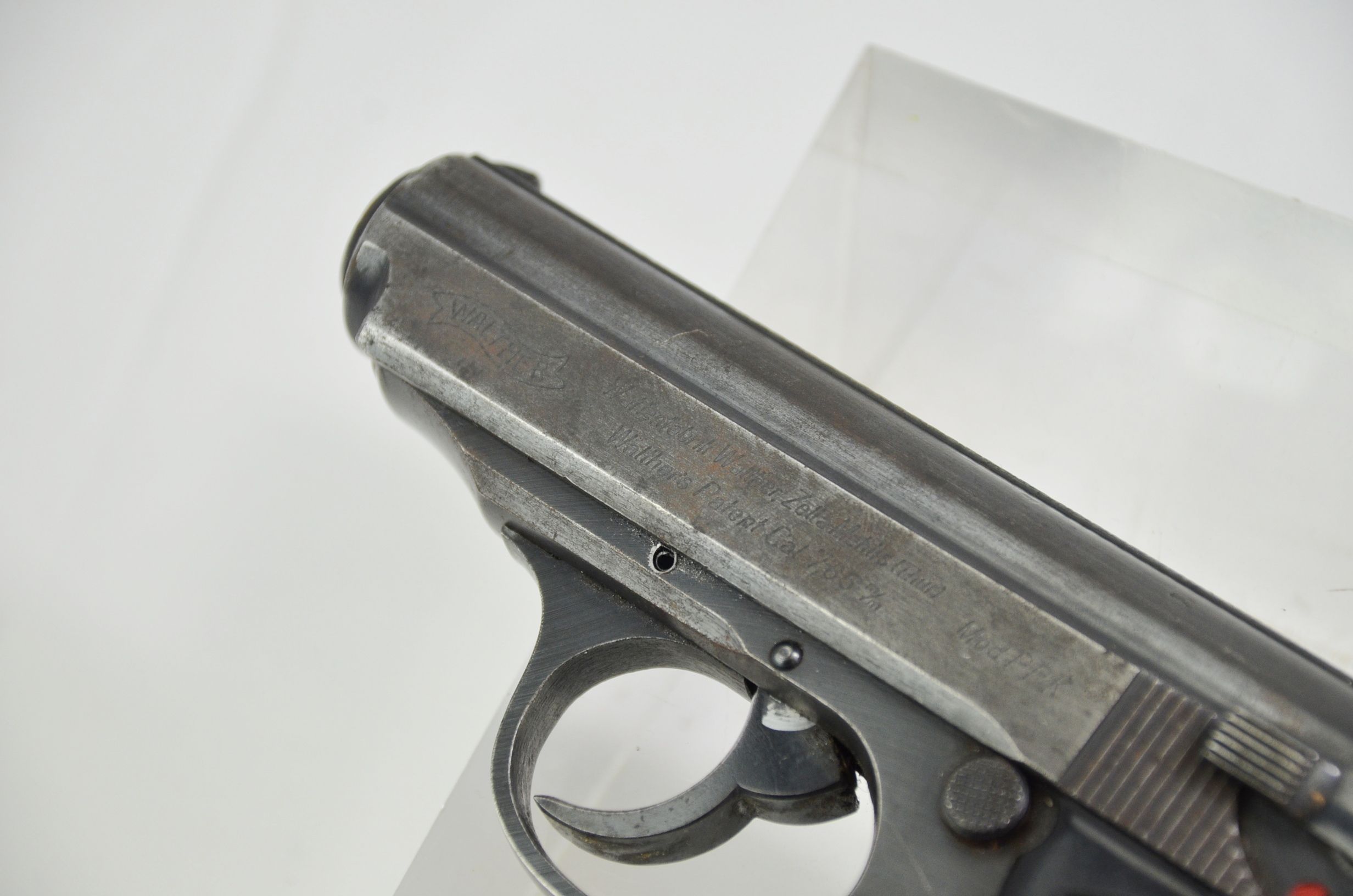 WW2 Period Nazi German 7.65 Calibre Semi Automatic Walther PPK With Original Holster - Image 4