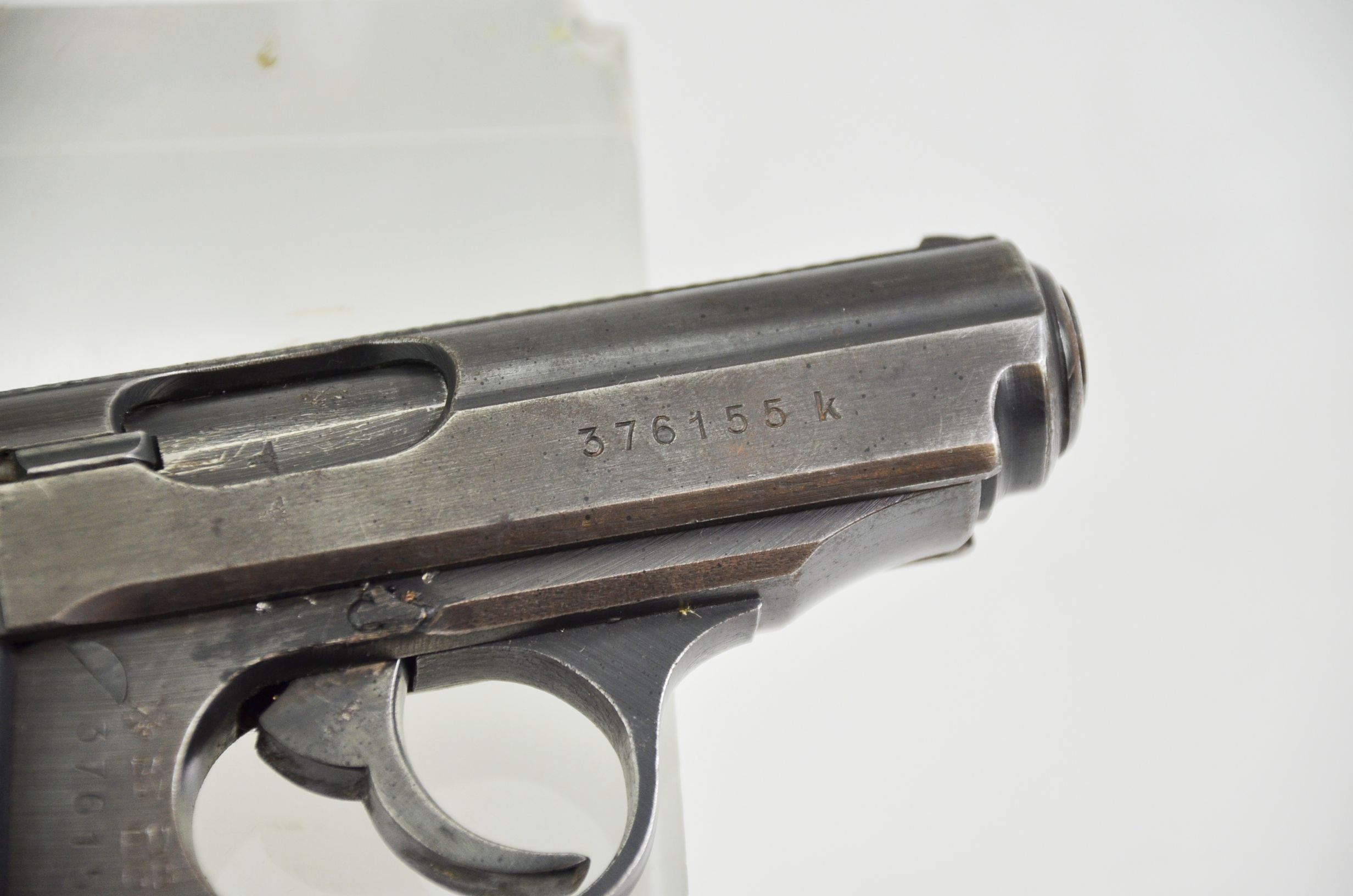 WW2 Period Nazi German 7.65 Calibre Semi Automatic Walther PPK With Original Holster - Image 6