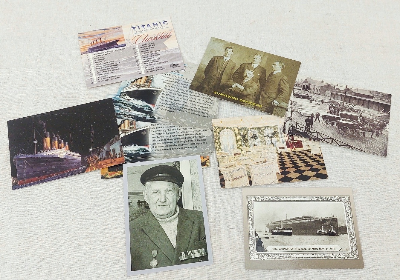 1982 Titanic Survivor Signed First Day Cover Postcard And Others - Image 4