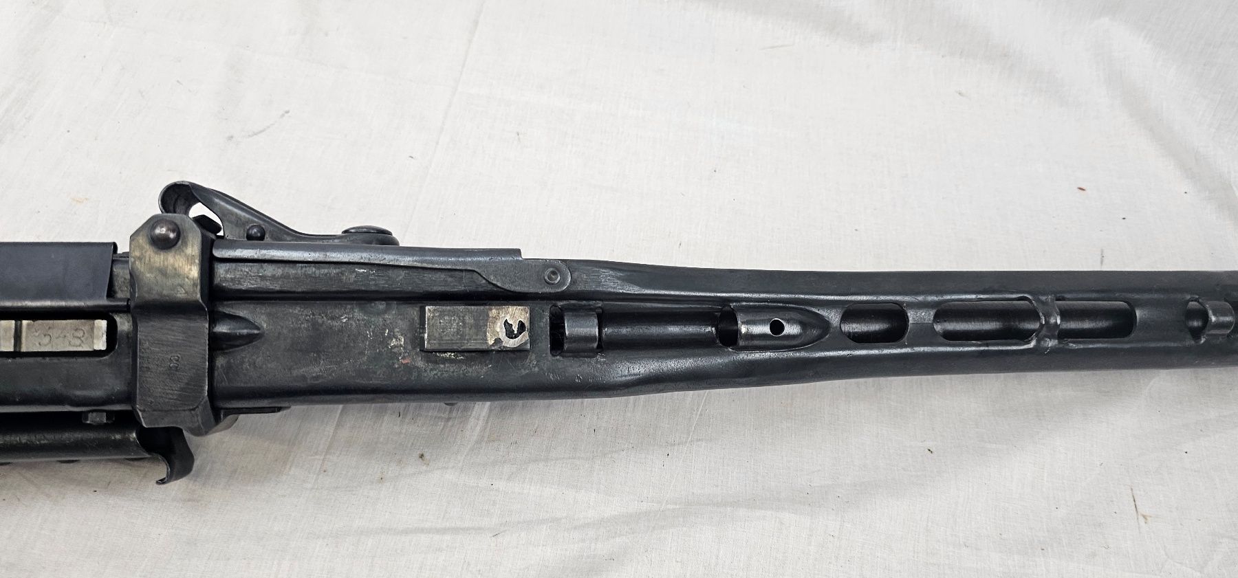 WW2 German MG42 Machine Gun with Drum Mag, Bipod and Link Belt - Old Spec - Image 37