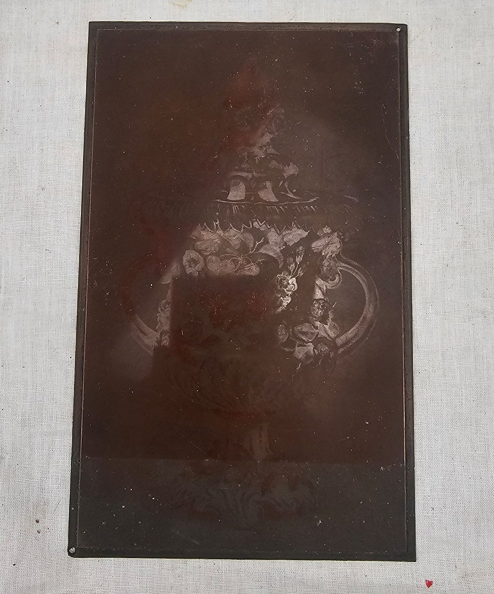8 Antique Steel Printing Plates Of Antiques - Image 8