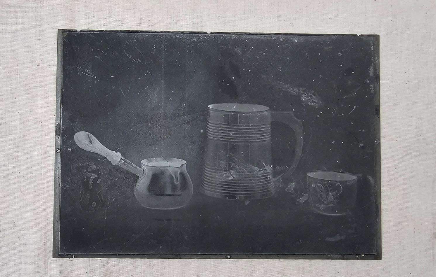8 Antique Steel Printing Plates Of Antiques - Image 7