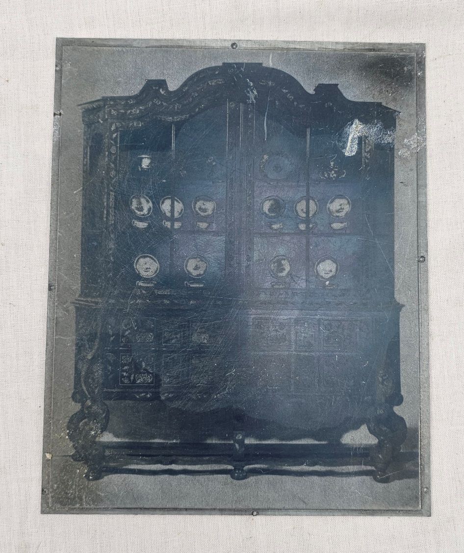 8 Antique Steel Printing Plates Of Antiques - Image 4