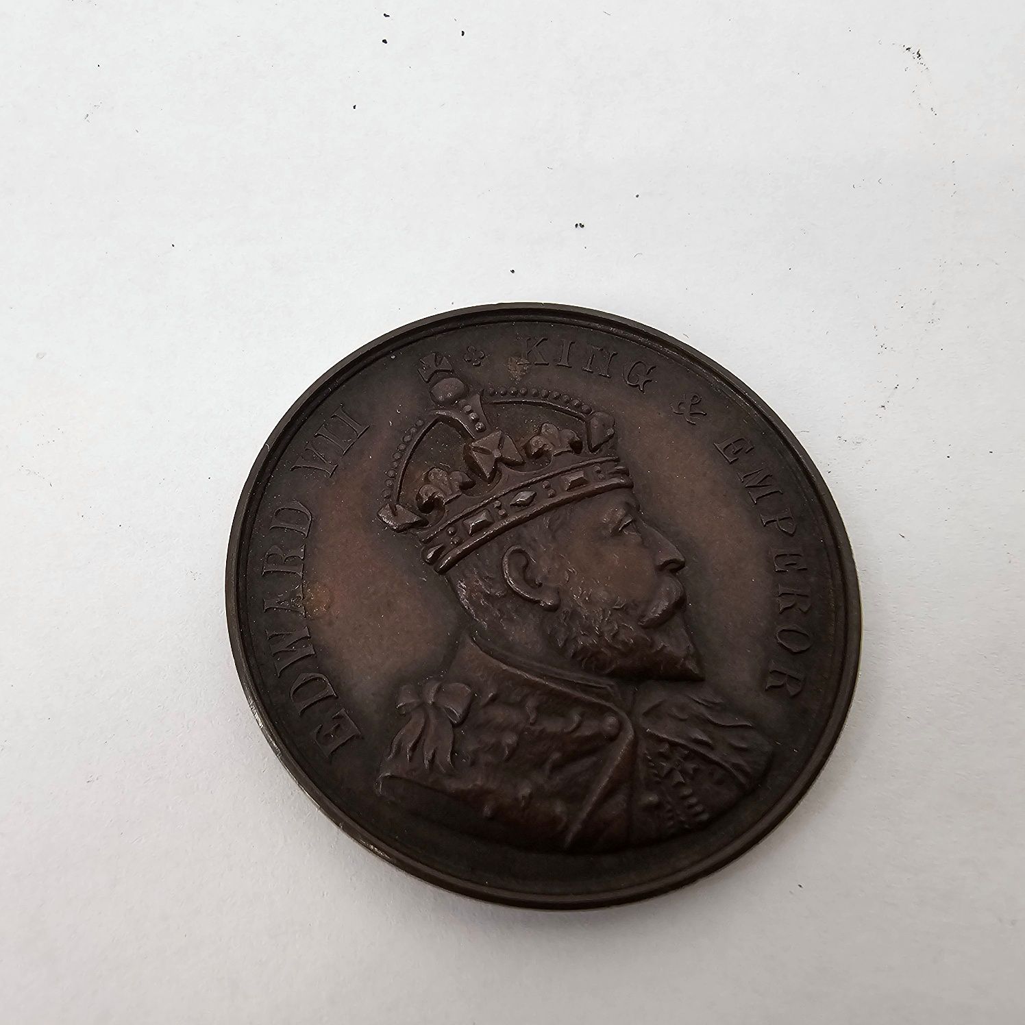Cased Royal Mint Prototype Medal For Edward VII 1902 Coronation - Image 2