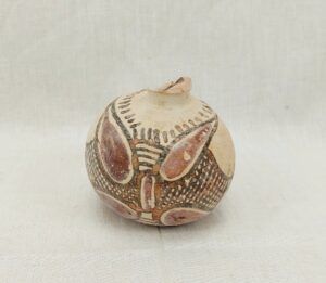 Greek Corinthian Clay Pottery Aryballos Vase