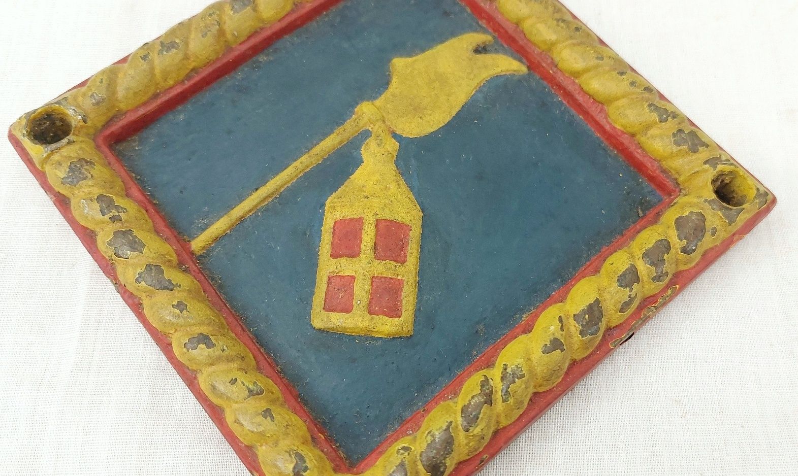 HMS Guardian Net Laying Ship Bronze Boat Badge - Image 2