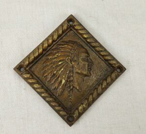 HMS Iroquois Minesweeper Bronze Boat Badge
