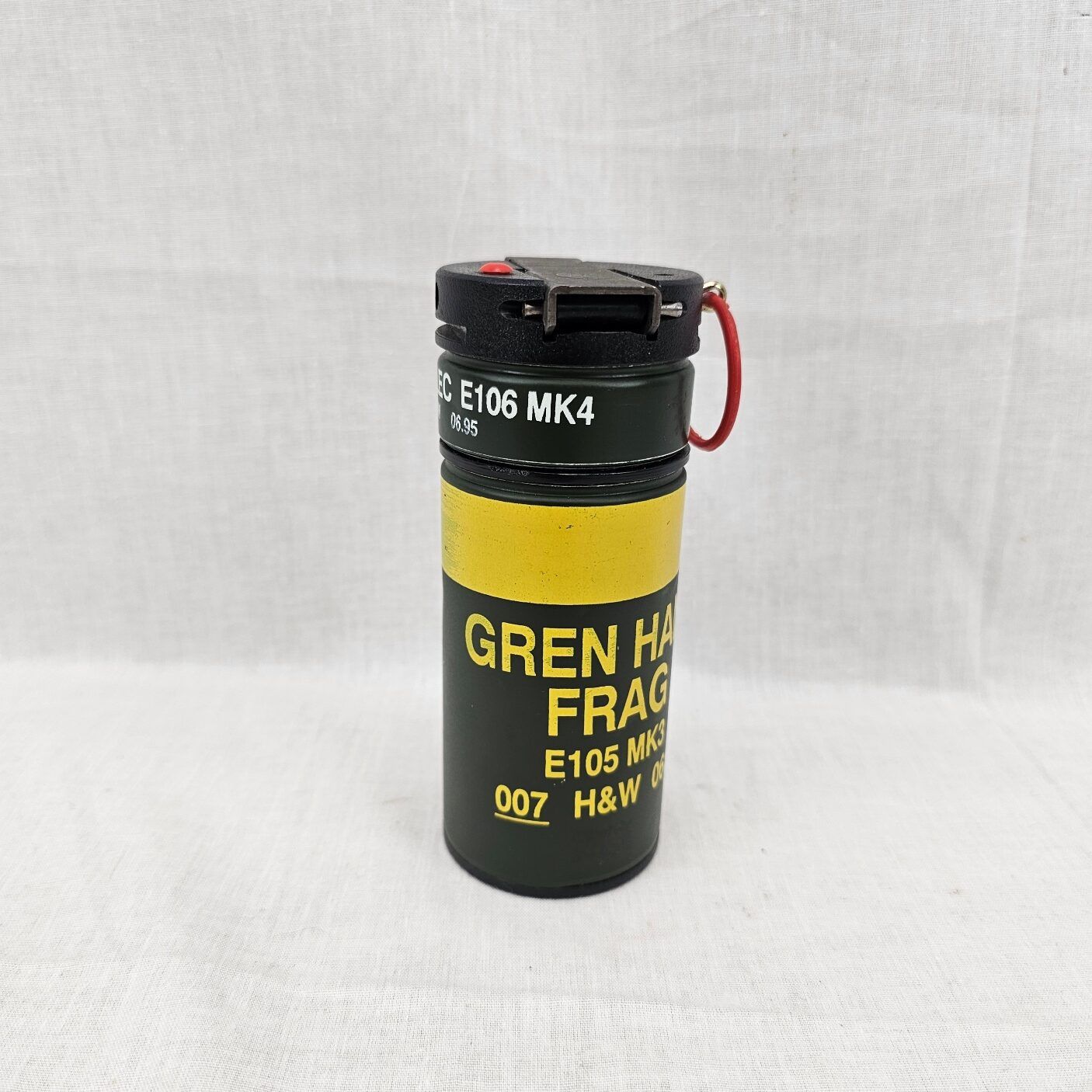 Rare Inert Norwegian E105 Mk 3 Fragmentation Grenade 1995