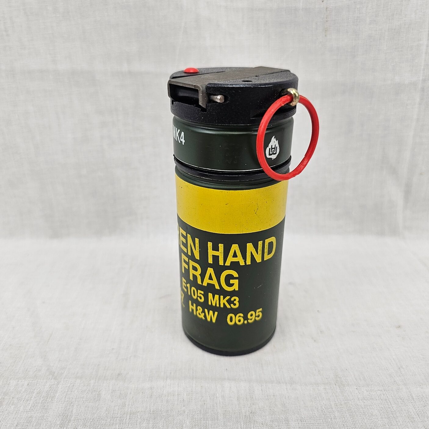 Rare Inert Norwegian E105 Mk 3 Fragmentation Grenade 1995 - Image 2