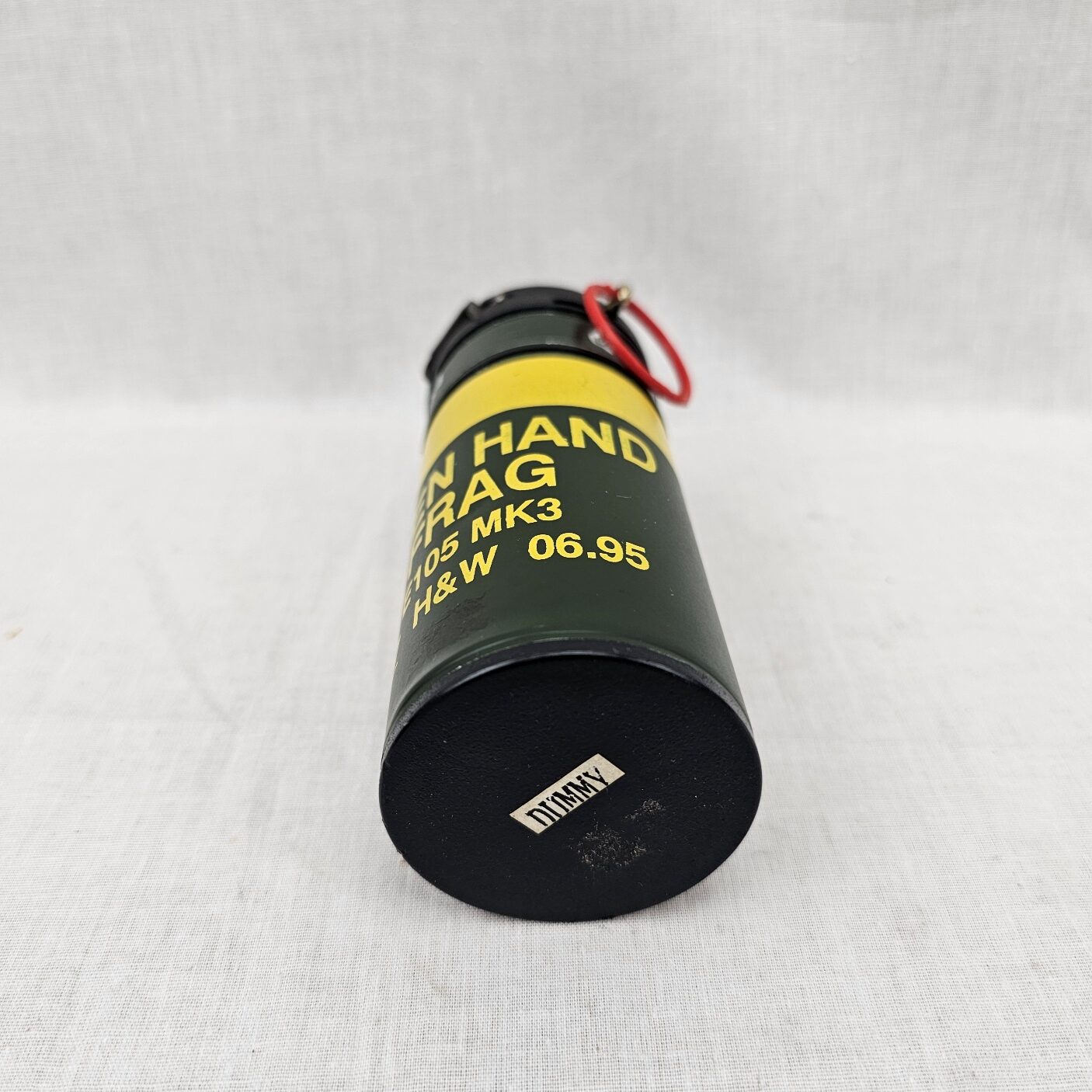 Rare Inert Norwegian E105 Mk 3 Fragmentation Grenade 1995 - Image 5