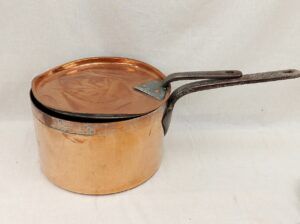 Large Georgian Copper Sauce Pan