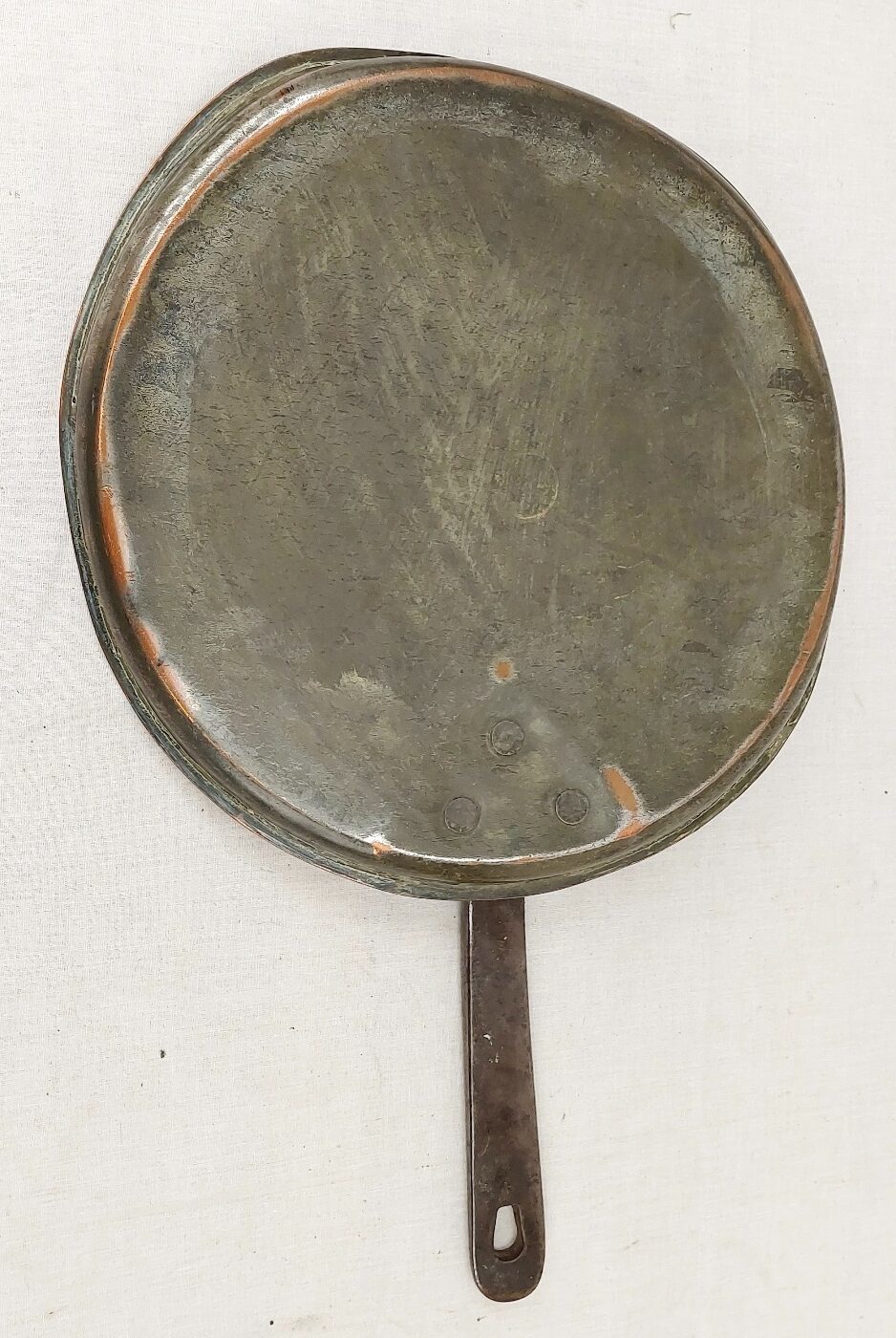 Large Georgian Copper Sauce Pan - Image 5