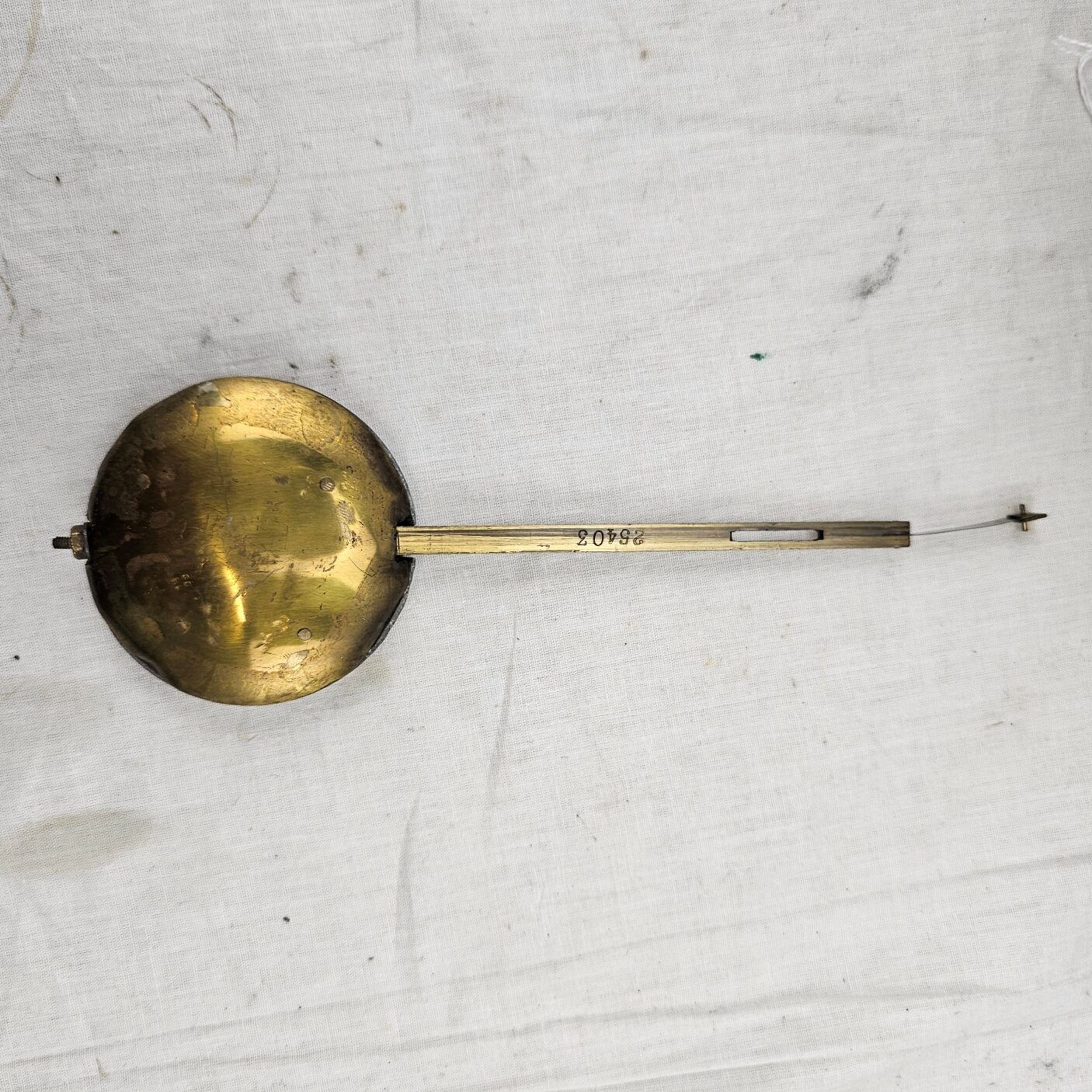 Mahogany GPO (General Post Office) Circular Fusee Wall Clock Dated 1965 - Image 11