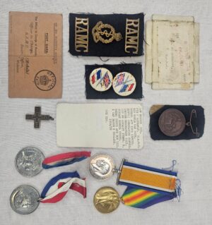 Rare WW1 Medal Group (Low Numbers) Pte. P. Hathaway RAMC