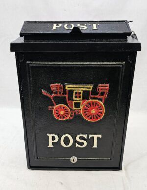 Vintage Cast Iron Post Box