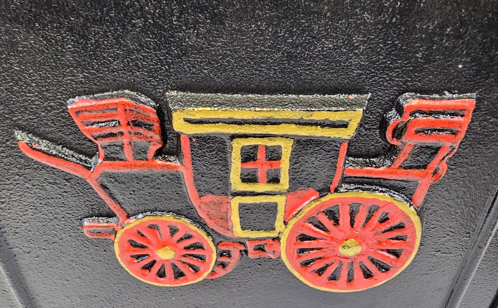 Vintage Cast Iron Post Box - Image 5
