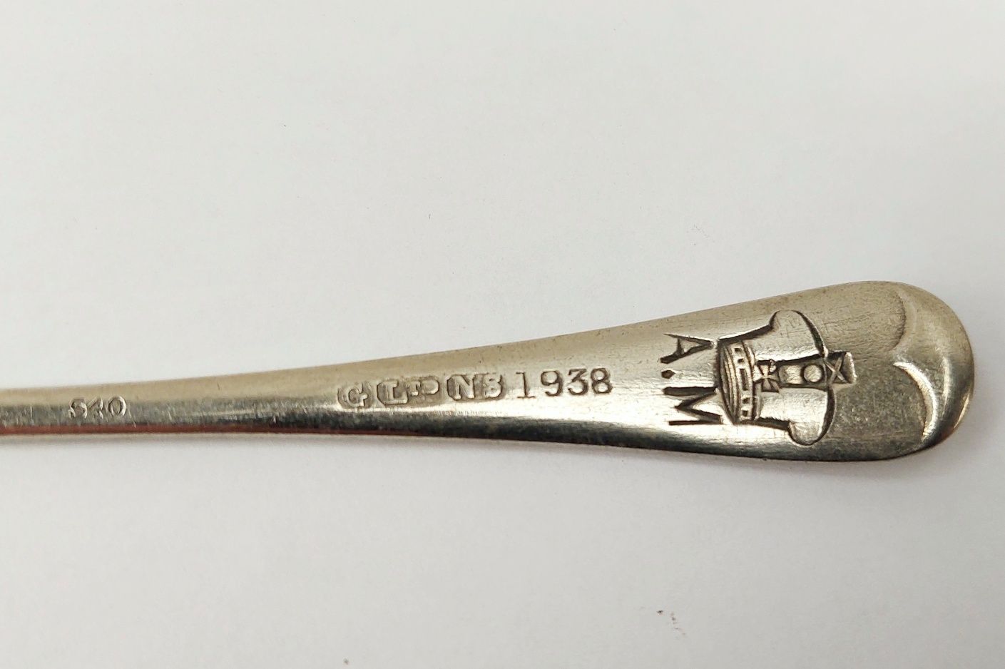 WW2 Air Ministry 1938 Dated Tea Spoon - Image 2