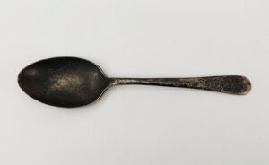 WW2 Air Ministry Dessert Spoon With Owners Service Number