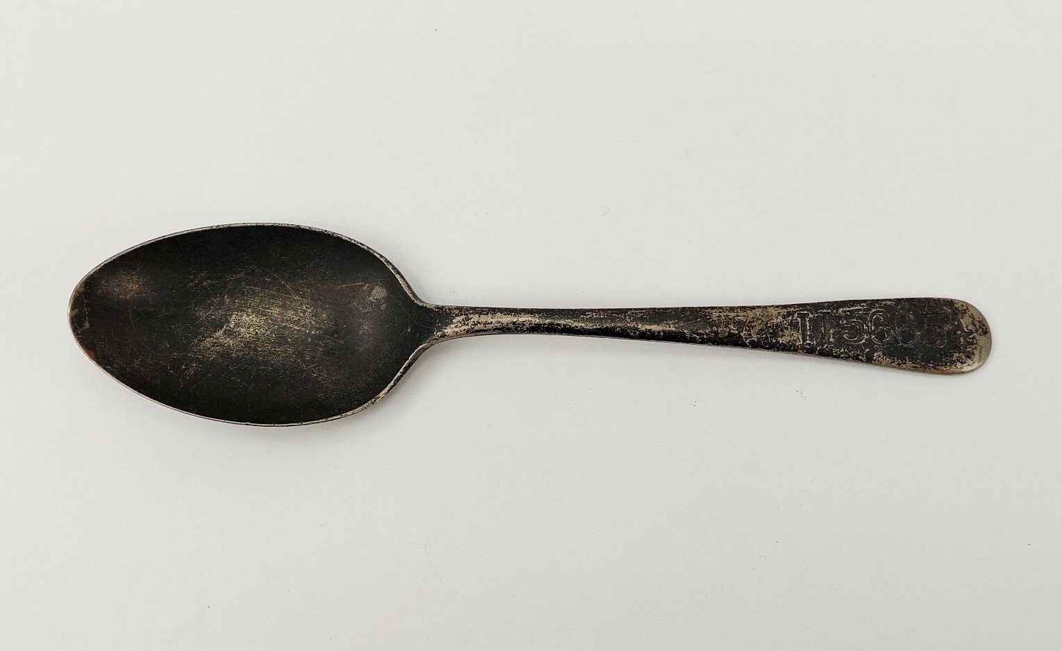 WW2 Air Ministry Dessert Spoon With Owners Service Number
