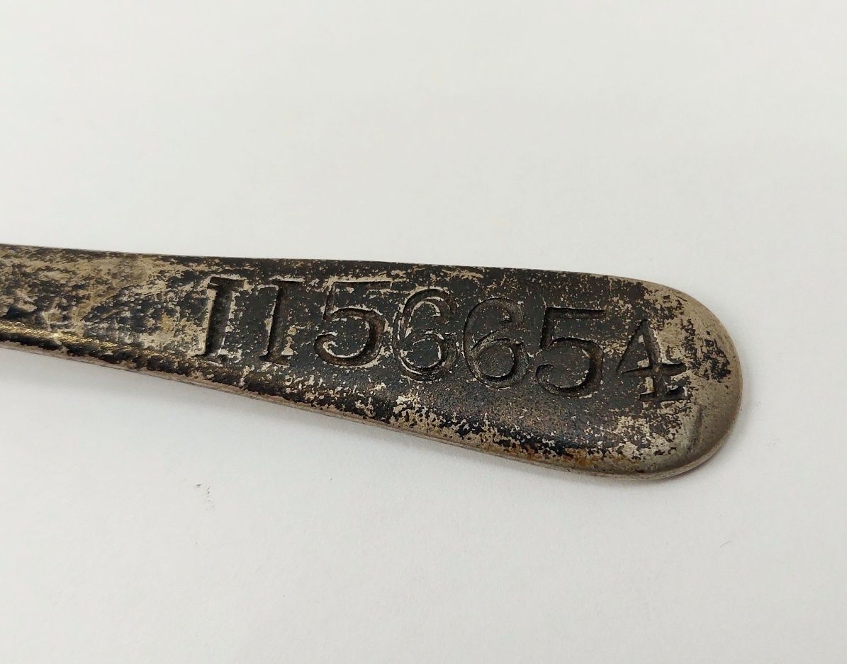 WW2 Air Ministry Dessert Spoon With Owners Service Number - Image 4