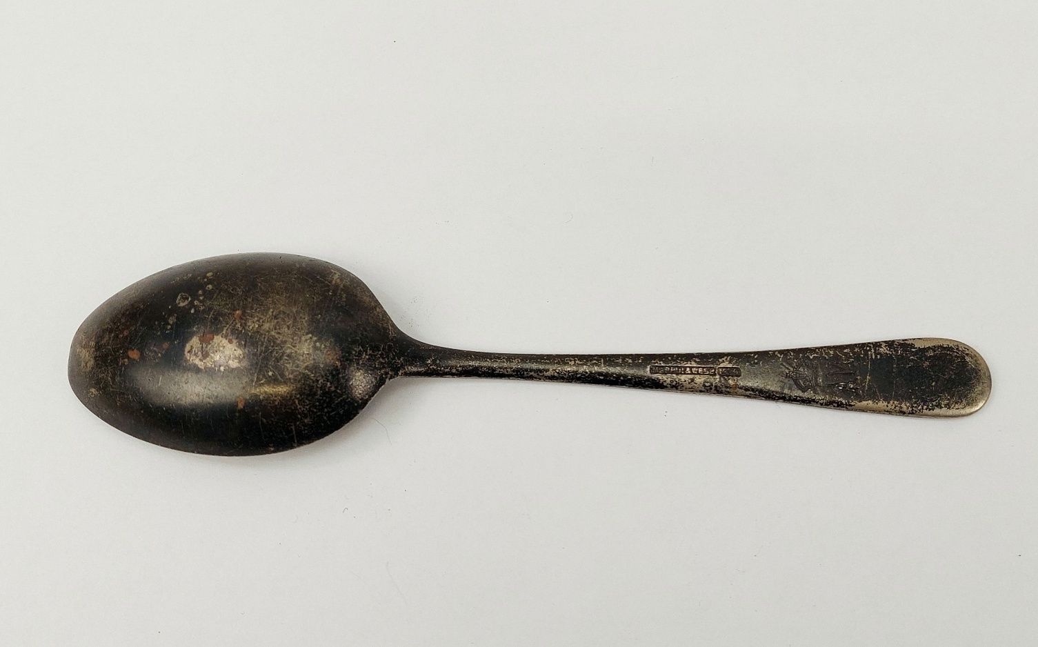 WW2 Air Ministry Dessert Spoon With Owners Service Number - Image 3