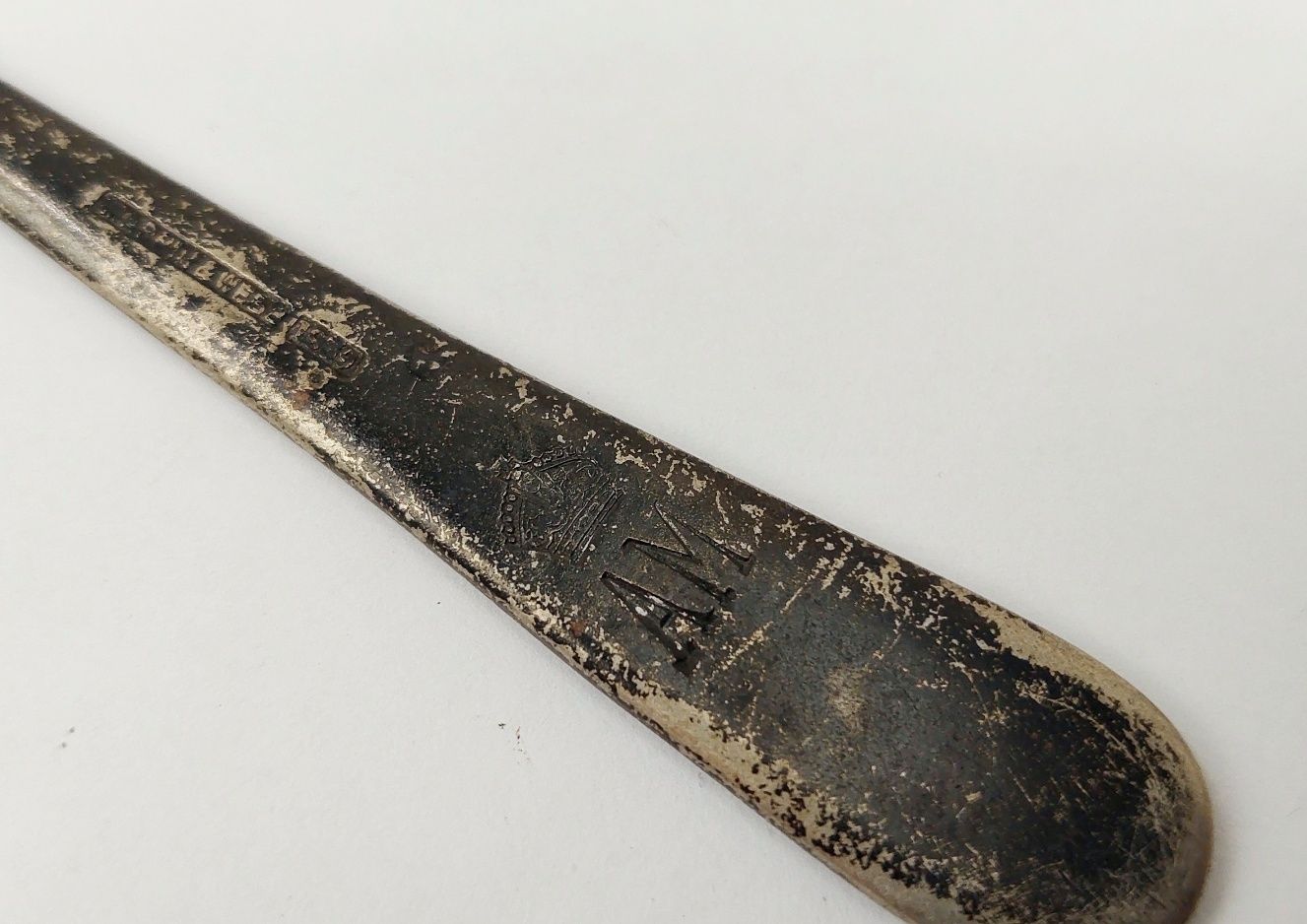 WW2 Air Ministry Dessert Spoon With Owners Service Number - Image 2