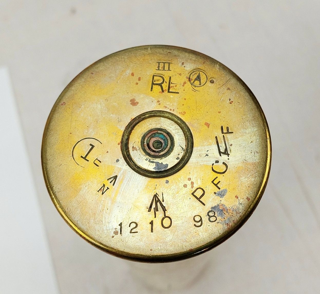 1898 III RL 6 Pounder Shell Case - Image 4
