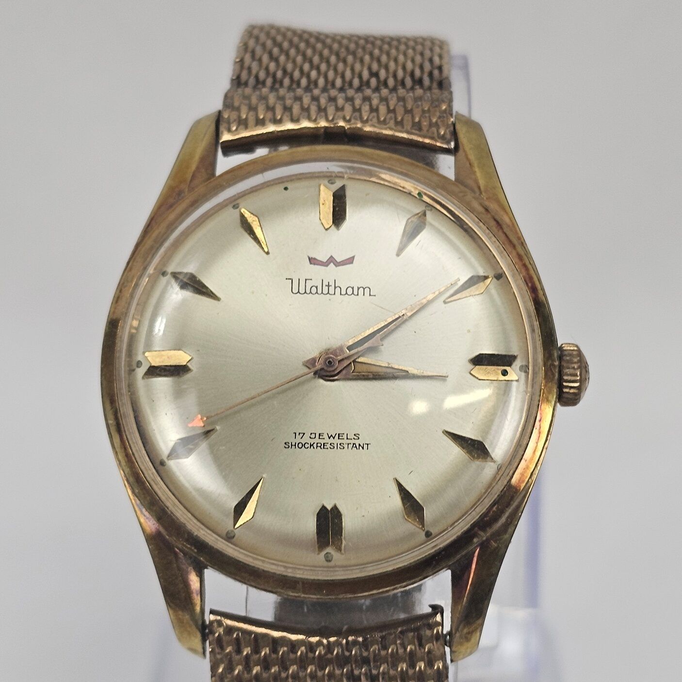 1970s Waltham Gold Plated Manual Wind Gents Watch - Image 5