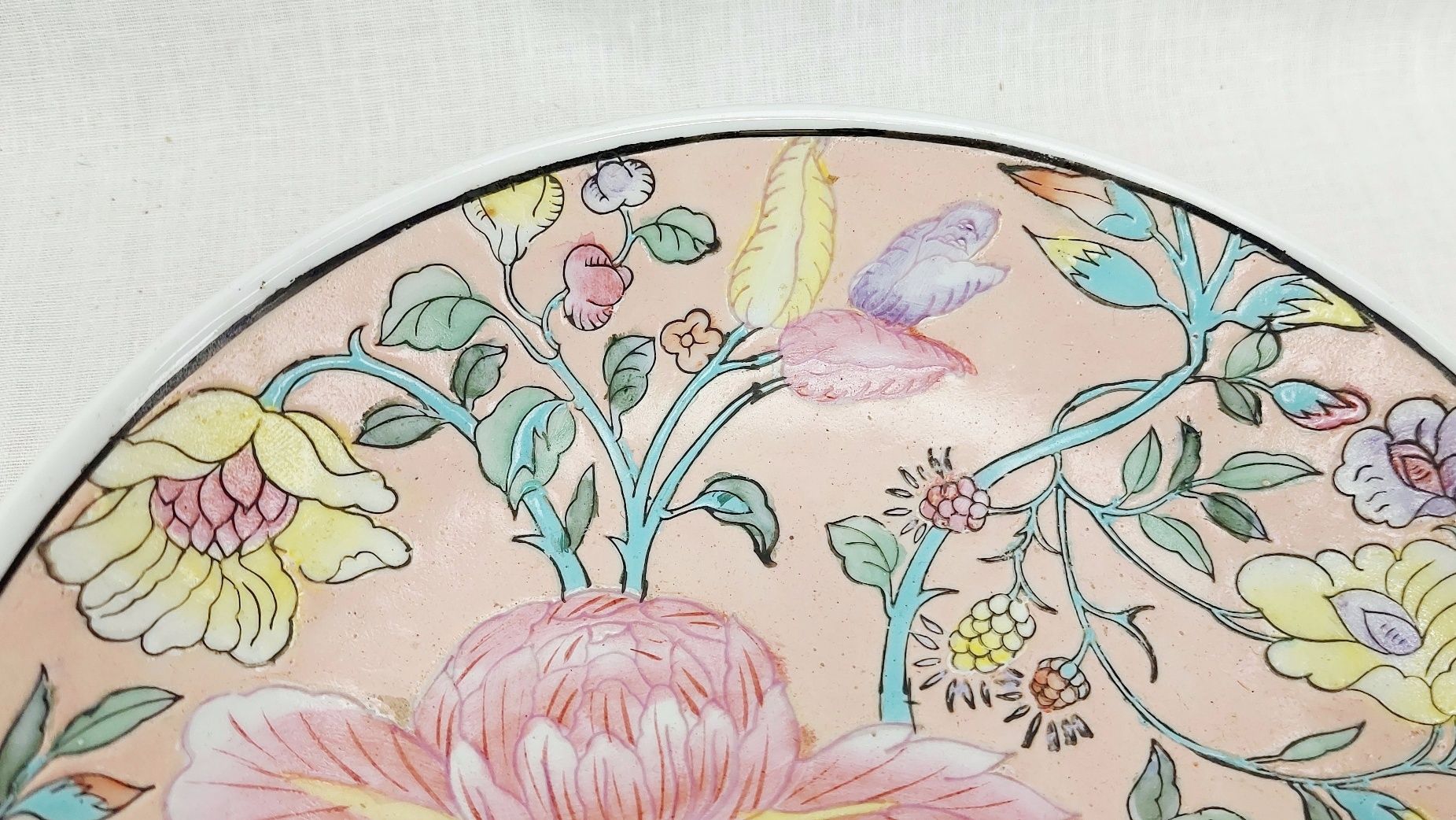 19th Century Chinese Famille Rose Plate - Image 5