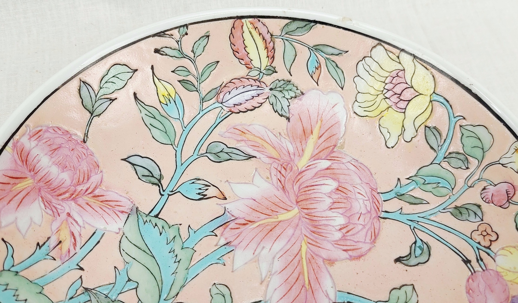 19th Century Chinese Famille Rose Plate - Image 4