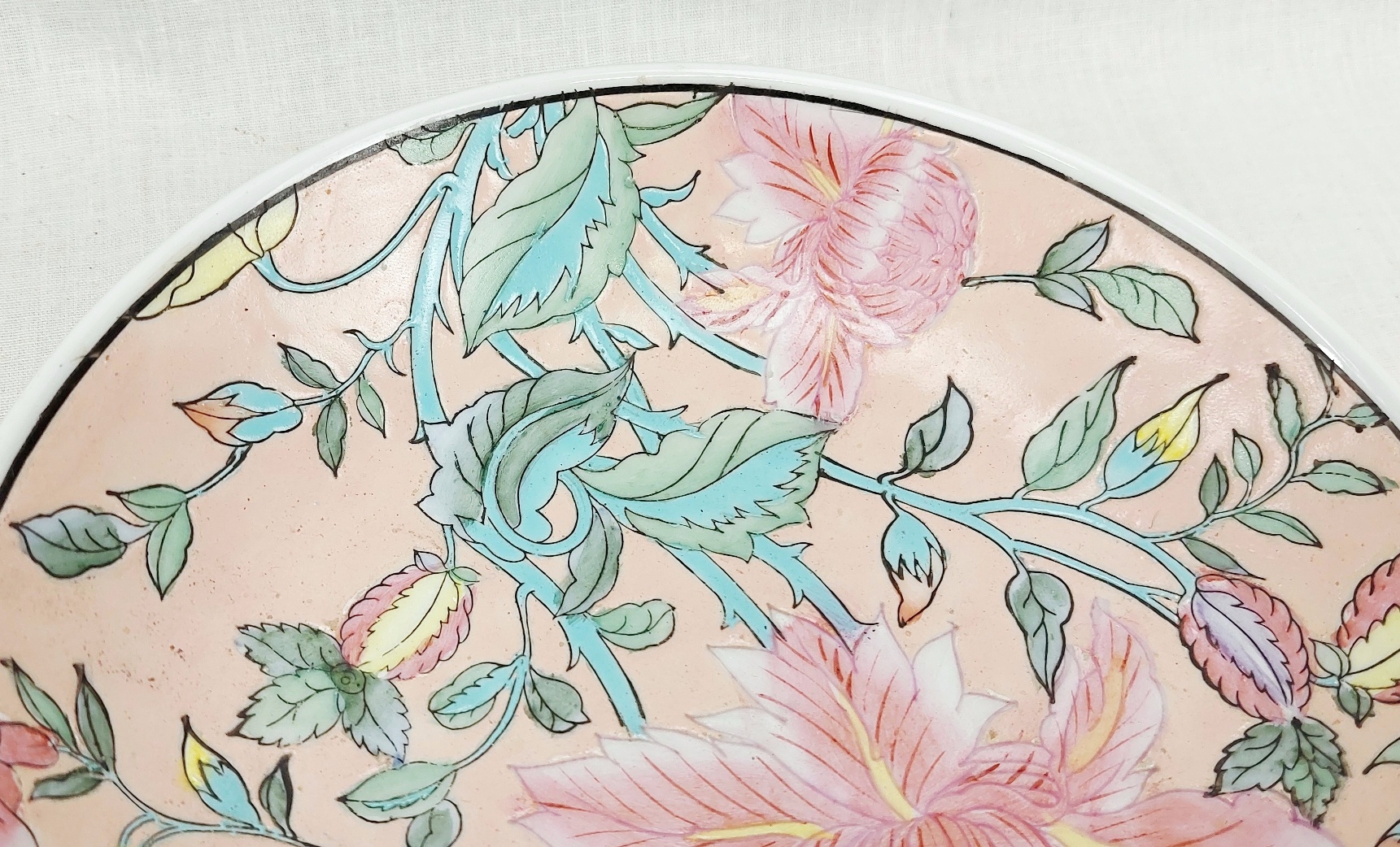 19th Century Chinese Famille Rose Plate - Image 3