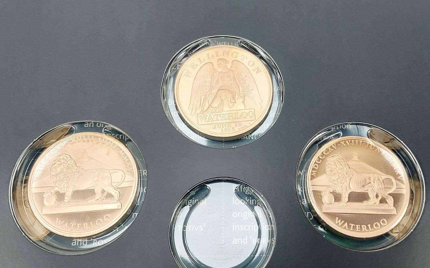 Battle Of Waterloo 1815 Commemorative Bronze Medals - Image 4
