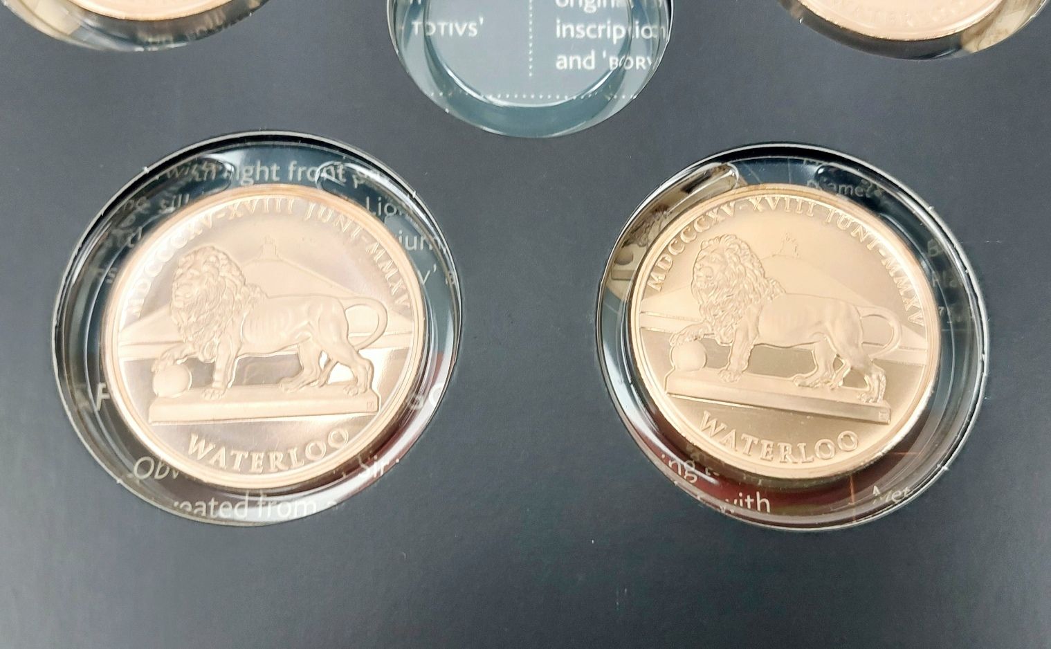 Battle Of Waterloo 1815 Commemorative Bronze Medals - Image 3