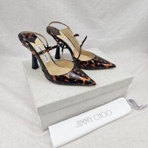 Boxed Pair Of Jimmy Choo High Heel Shoes UK Size 5 1/4 US 7 EU 38.5