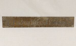 Brass European Transit Forwarding Ltd Sign